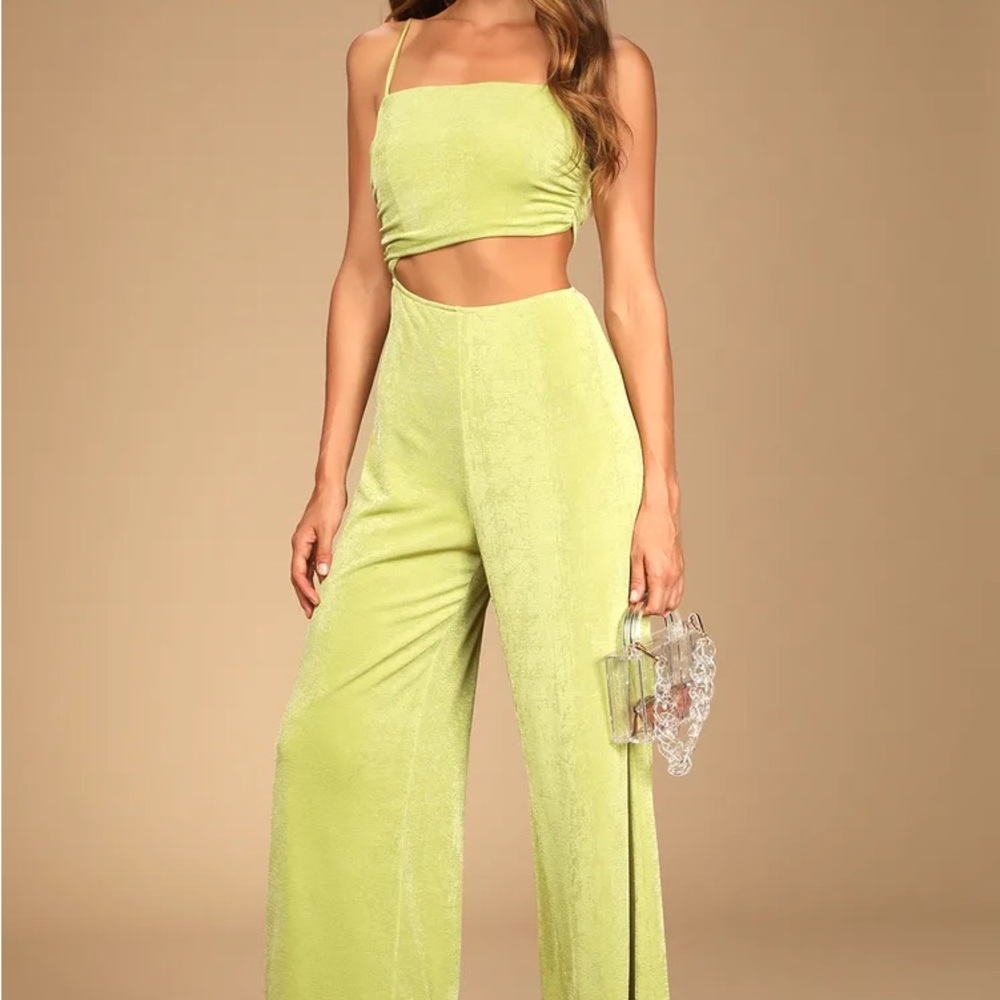 Lulu’s Bright Green Women's Jumpsuit